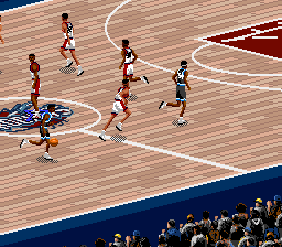 NBA Live '96 (USA) In game screenshot